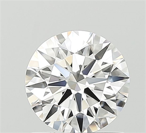 Picture of Lab Grown Diamond 1.02 Carats, Round with Ideal Cut, D Color, VVS2 Clarity and Certified by IGI