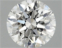 Del inventario de diamantes de laboratorio, 1.57 quilates, Redondo , Color F, claridad VS2 y certificado IGI
