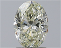 Natural Diamond 1.40 Carats, Oval with  Cut, M Color, SI1 Clarity and Certified by GIA