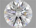 Lab Grown Diamond 3.09 Carats, Round with Ideal Cut, E Color, VVS2 Clarity and Certified by IGI
