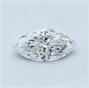 Natural Diamond 1.20 Carats, Marquise with  Cut, D Color, VS1 Clarity and Certified by GIA
