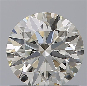 Picture of Natural Diamond 0.71 Carats, Round with Excellent Cut, H Color, IF Clarity and Certified by IGI