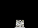 Natural Diamond 0.79 Carats, Princess with  Cut, I Color, SI2 Clarity and Certified by GIA