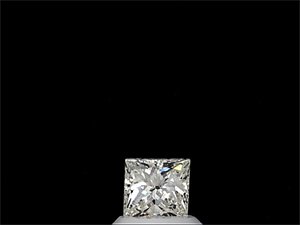 Picture of Natural Diamond 0.79 Carats, Princess with  Cut, I Color, SI2 Clarity and Certified by GIA