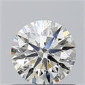 Natural Diamond 0.81 Carats, Round with Excellent Cut, J Color, SI1 Clarity and Certified by GIA