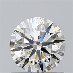 Picture of Natural Diamond 0.81 Carats, Round with Excellent Cut, J Color, SI1 Clarity and Certified by GIA