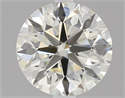 Natural Diamond 1.20 Carats, Round with Excellent Cut, K Color, VVS1 Clarity and Certified by IGI