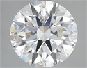 Natural Diamond 2.50 Carats, Round with Excellent Cut, D Color, FL Clarity and Certified by GIA