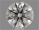 Natural Diamond 1.01 Carats, Round with Excellent Cut, H Color, VVS2 Clarity and Certified by IGI