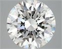 Lab Grown Diamond 5.10 Carats, Round with Excellent Cut, E Color, VS1 Clarity and Certified by IGI
