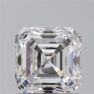 Picture of Natural Diamond 1.50 Carats, Asscher with  Cut, F Color, SI1 Clarity and Certified by GIA