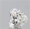 Natural Diamond 2.20 Carats, Heart with  Cut, F Color, SI1 Clarity and Certified by GIA
