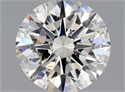 Natural Diamond 1.01 Carats, Round with Excellent Cut, I Color, SI2 Clarity and Certified by GIA
