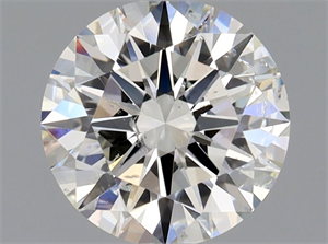 Picture of Natural Diamond 1.01 Carats, Round with Excellent Cut, I Color, SI2 Clarity and Certified by GIA