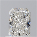 Natural Diamond 0.49 Carats, Radiant with  Cut, G Color, VS1 Clarity and Certified by GIA