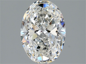 Foto Diamante Natural 1.30 quilates, Ovalado , Color F, claridad SI2 y certificado GIA de