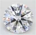 Lab Grown Diamond 4.29 Carats, Round with Excellent Cut, D Color, IF Clarity and Certified by GIA
