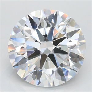 Picture of Lab Grown Diamond 4.29 Carats, Round with Excellent Cut, D Color, IF Clarity and Certified by GIA