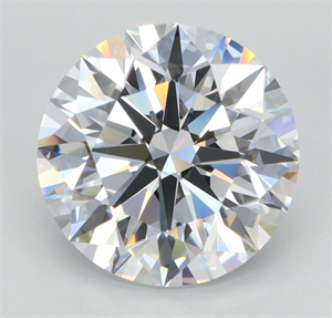 Picture of Lab Grown Diamond 4.17 Carats, Round with Ideal Cut, E Color, VVS2 Clarity and Certified by IGI