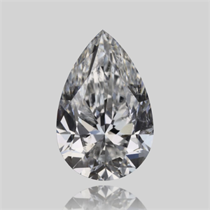 Picture of Natural Diamond 0.41 Carats, Pear with  Cut, F Color, SI2 Clarity and Certified by GIA