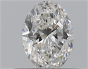 Natural Diamond 0.41 Carats, Oval with  Cut, F Color, VS2 Clarity and Certified by GIA