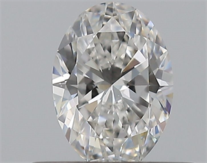 Picture of Natural Diamond 0.41 Carats, Oval with  Cut, F Color, VS2 Clarity and Certified by GIA