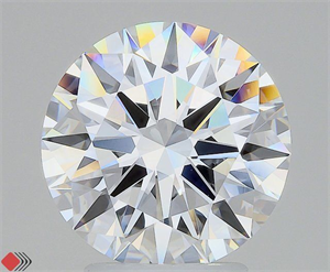 Picture of Lab Grown Diamond 3.35 Carats, Round with Ideal Cut, D Color, VVS1 Clarity and Certified by IGI