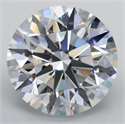 Lab Grown Diamond 4.45 Carats, Round with Excellent Cut, D Color, VS1 Clarity and Certified by IGI