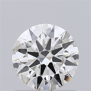 Picture of Natural Diamond 0.71 Carats, Round with Excellent Cut, I Color, I1 Clarity and Certified by GIA