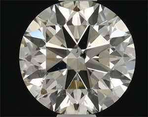 Picture of Natural Diamond 0.70 Carats, Round with Excellent Cut, N Color, SI2 Clarity and Certified by GIA