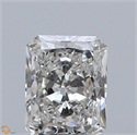Natural Diamond 0.43 Carats, Radiant with  Cut, H Color, VS2 Clarity and Certified by GIA