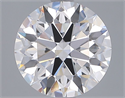 Lab Grown Diamond 3.03 Carats, Round with Ideal Cut, E Color, VVS2 Clarity and Certified by IGI