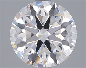 Picture of Lab Grown Diamond 3.03 Carats, Round with Ideal Cut, E Color, VVS2 Clarity and Certified by IGI