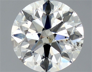 Picture of Natural Diamond 1.01 Carats, Round with Excellent Cut, H Color, SI2 Clarity and Certified by GIA
