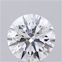 Del inventario de diamantes de laboratorio, 3.03 quilates, Redondo , Color E, claridad IF y certificado IGI