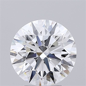 Picture of Lab Grown Diamond 3.03 Carats, Round with Ideal Cut, E Color, IF Clarity and Certified by IGI