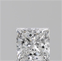 Natural Diamond 0.70 Carats, Princess with  Cut, E Color, VS2 Clarity and Certified by GIA
