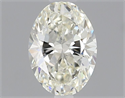 Natural Diamond 0.50 Carats, Oval with  Cut, I Color, IF Clarity and Certified by IGI
