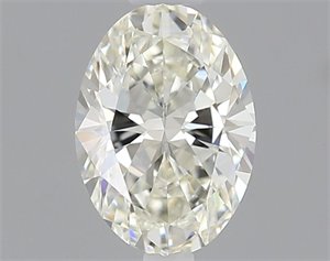 Picture of Natural Diamond 0.50 Carats, Oval with  Cut, I Color, IF Clarity and Certified by IGI