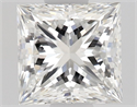 Natural Diamond 0.71 Carats, Princess with  Cut, F Color, VS1 Clarity and Certified by GIA