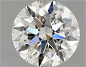 Diamante Natural 0.91 quilates, Redondo , Color H, claridad VVS2 y certificado GIA