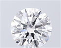 Lab Grown Diamond 1.38 Carats, Round with Ideal Cut, D Color, VS1 Clarity and Certified by IGI