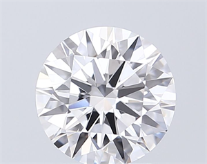 Picture of Lab Grown Diamond 1.38 Carats, Round with Ideal Cut, D Color, VS1 Clarity and Certified by IGI