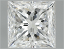 Natural Diamond 0.80 Carats, Princess with  Cut, F Color, VS1 Clarity and Certified by GIA