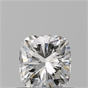 Diamante Natural 0.61 quilates, Del cojín , Color F, claridad SI1 y certificado GIA