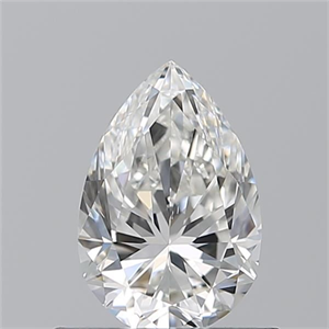 Picture of Natural Diamond 0.71 Carats, Pear with  Cut, G Color, VS1 Clarity and Certified by GIA