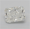 Natural Diamond 1.70 Carats, Radiant with  Cut, J Color, SI1 Clarity and Certified by GIA