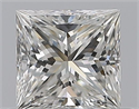 Diamante Natural 0.61 quilates, Princesa , Color H, claridad VVS1 y certificado GIA