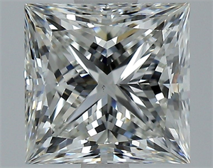 Foto Diamante Natural 1.71 quilates, Princesa , Color I, claridad VS1 y certificado GIA de