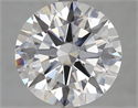 Lab Grown Diamond 5.80 Carats, Round with Ideal Cut, D Color, FL Clarity and Certified by IGI